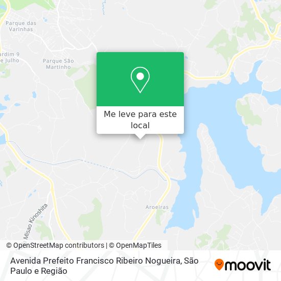 Avenida Prefeito Francisco Ribeiro Nogueira mapa