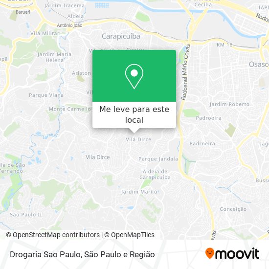 Drogaria Sao Paulo mapa