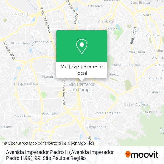 Avenida Imperador Pedro II (Avenida Imperador Pedro II,99), 99 mapa