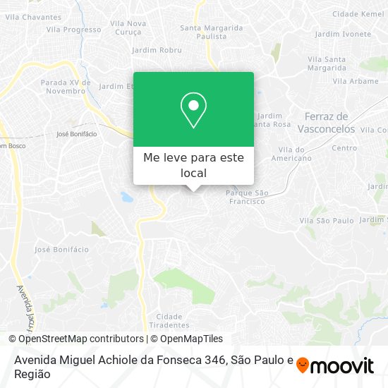 Avenida Miguel Achiole da Fonseca 346 mapa