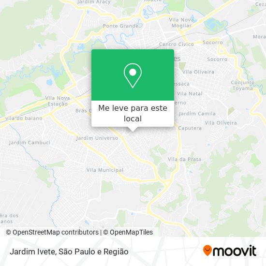 Jardim Ivete mapa