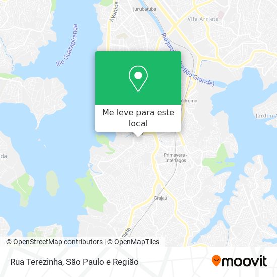 Rua Terezinha mapa