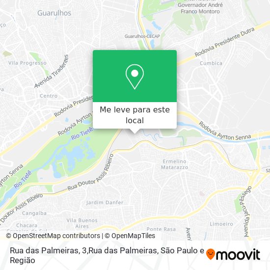 Rua das Palmeiras, 3,Rua das Palmeiras mapa