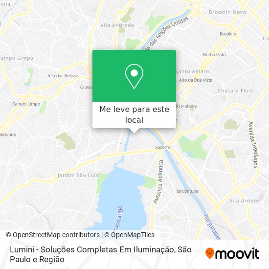 Lumini - Soluções Completas Em Iluminação mapa