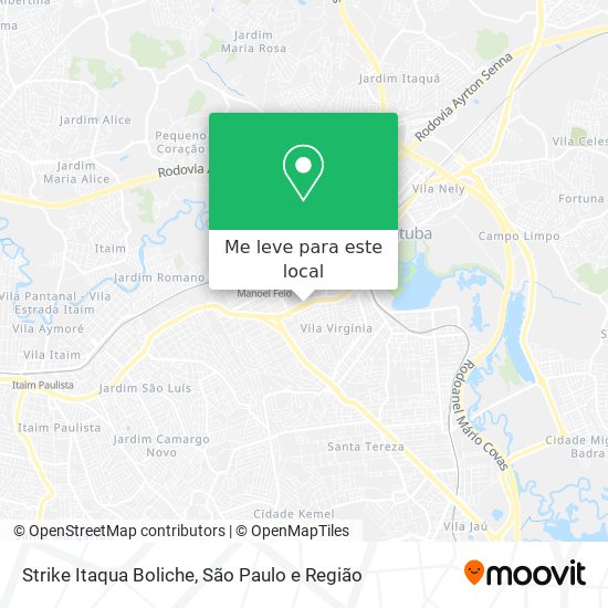 Strike Itaqua Boliche mapa