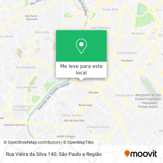 Rua Viêira da Silva 140 mapa