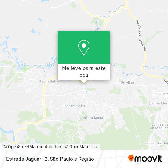 Estrada Jaguari, 2 mapa
