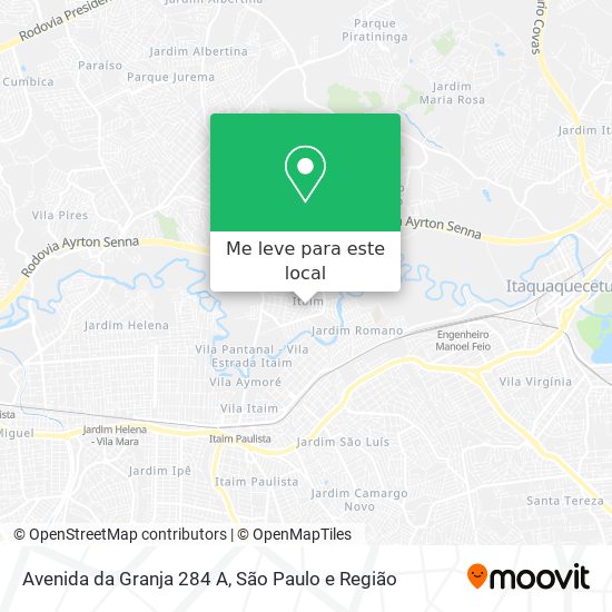 Avenida da Granja 284 A mapa