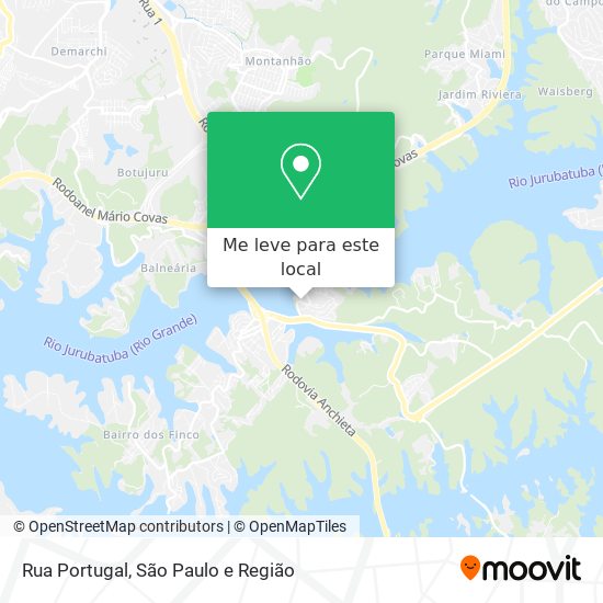 Rua Portugal mapa