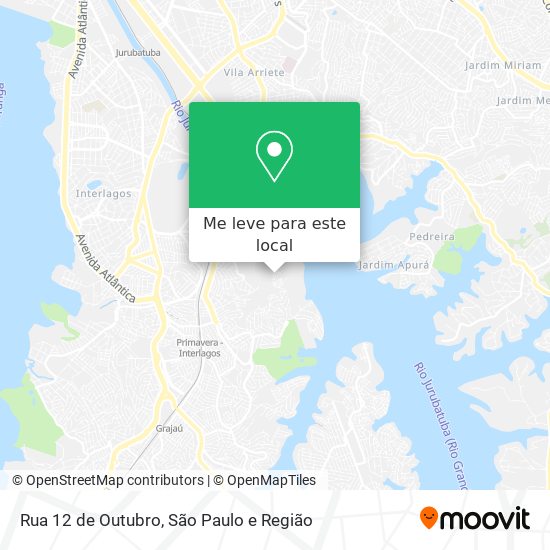 Rua 12 de Outubro mapa