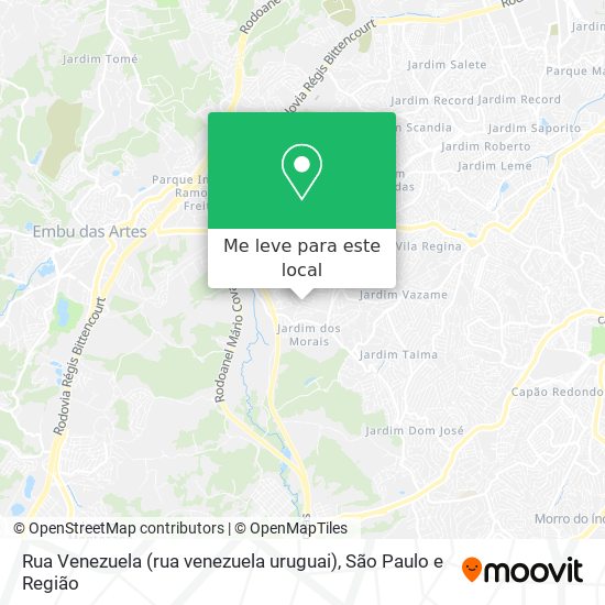 Rua Venezuela (rua venezuela uruguai) mapa