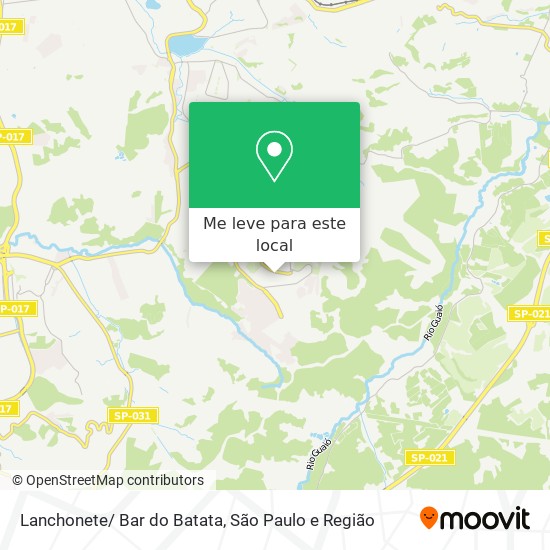 Lanchonete/ Bar do Batata mapa