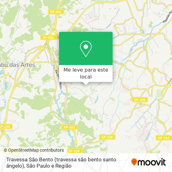 Travessa São Bento (travessa são bento santo ângelo) mapa