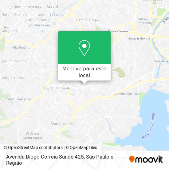 Avenida Diogo Correia Sande 425 mapa