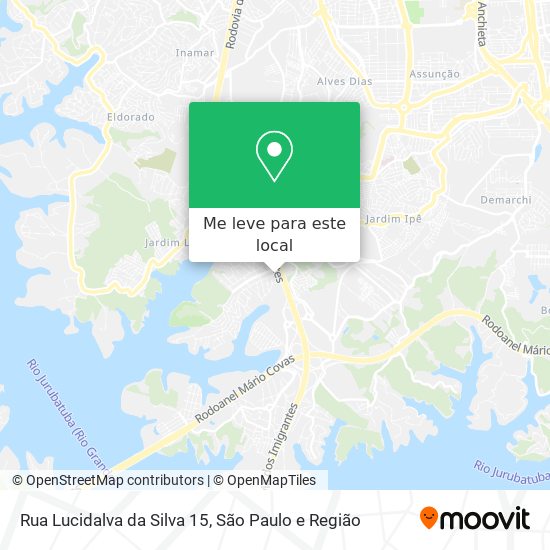 Rua Lucidalva da Silva 15 mapa