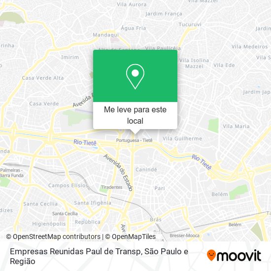 Empresas Reunidas Paul de Transp mapa