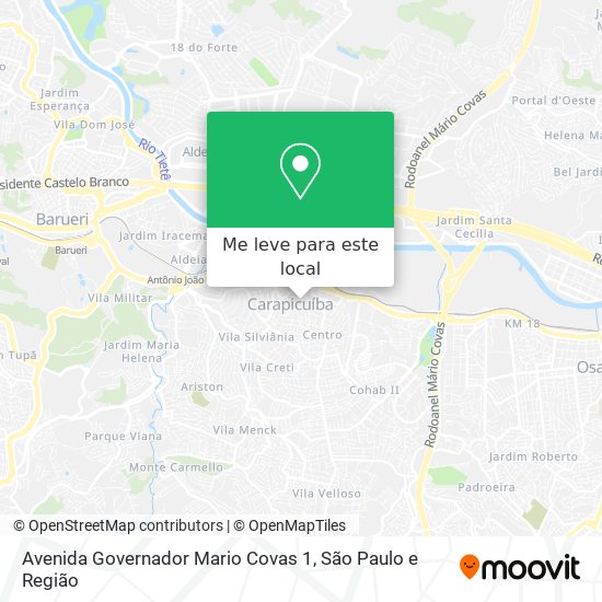 Avenida Governador Mario Covas 1 mapa