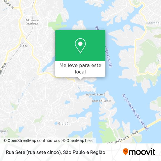 Rua Sete (rua sete cinco) mapa