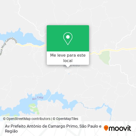 Av Prefeito Antônio de Camargo Primo mapa