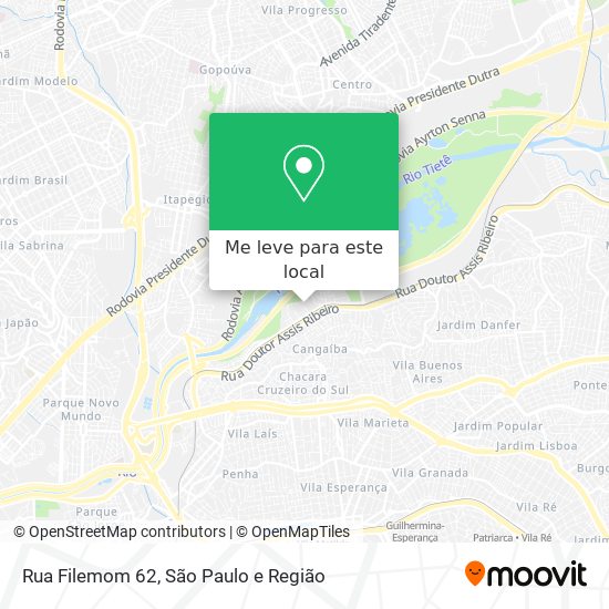 Rua Filemom 62 mapa