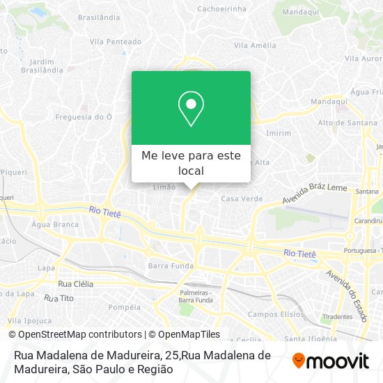 Rua Madalena de Madureira, 25,Rua Madalena de Madureira mapa