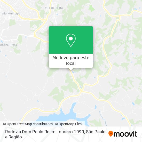 Rodovia Dom Paulo Rolim Loureiro 1090 mapa