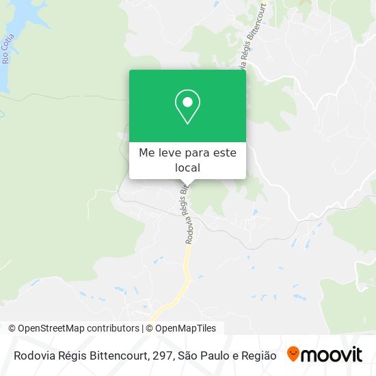 Rodovia Régis Bittencourt, 297 mapa