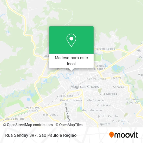 Rua Senday 397 mapa