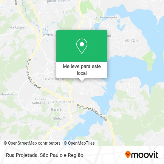 Rua Projetada mapa