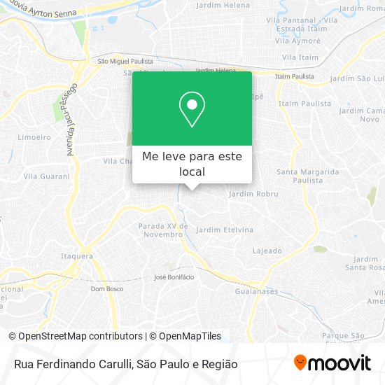 Rua Ferdinando Carulli mapa