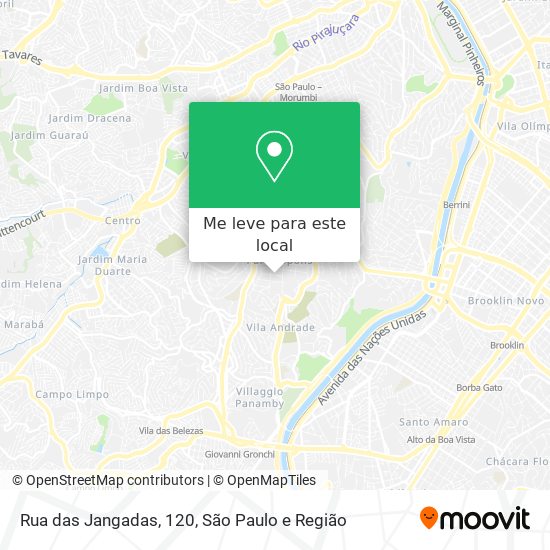 Rua das Jangadas, 120 mapa