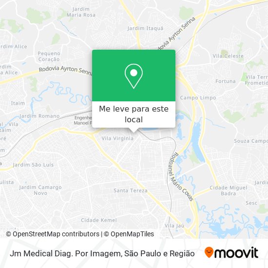 Jm Medical Diag. Por Imagem mapa