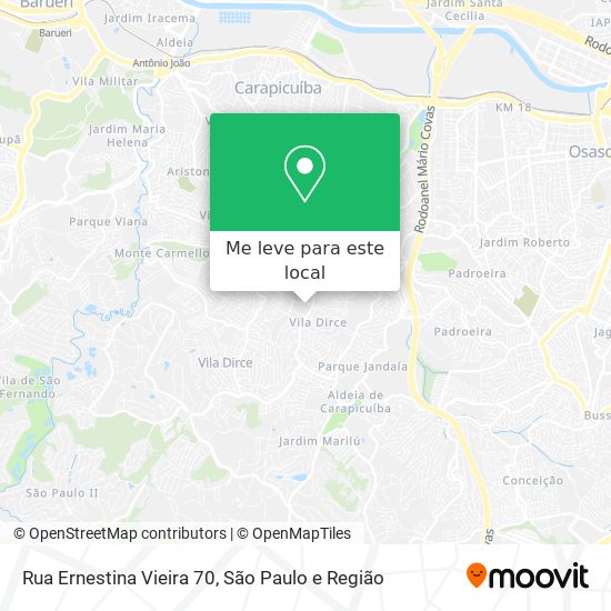 Rua Ernestina Vieira 70 mapa