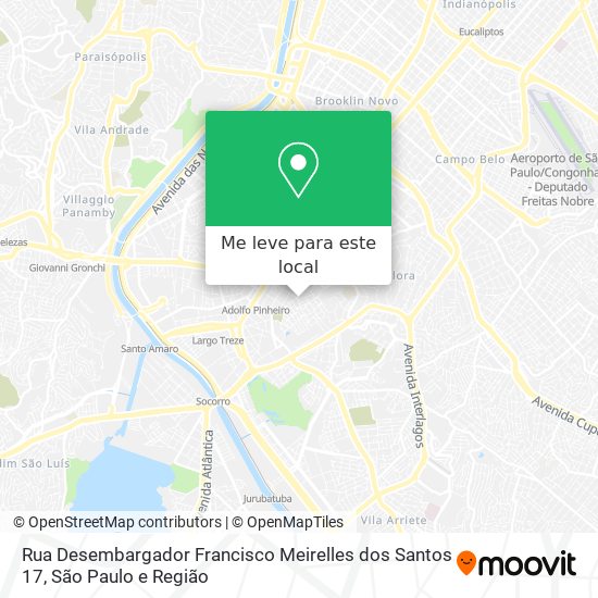 Rua Desembargador Francisco Meirelles dos Santos 17 mapa