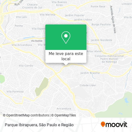 Parque Ibirapuera mapa