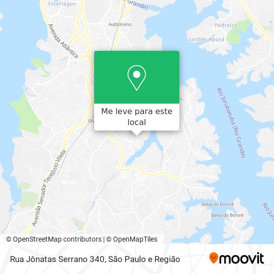 Rua Jônatas Serrano 340 mapa