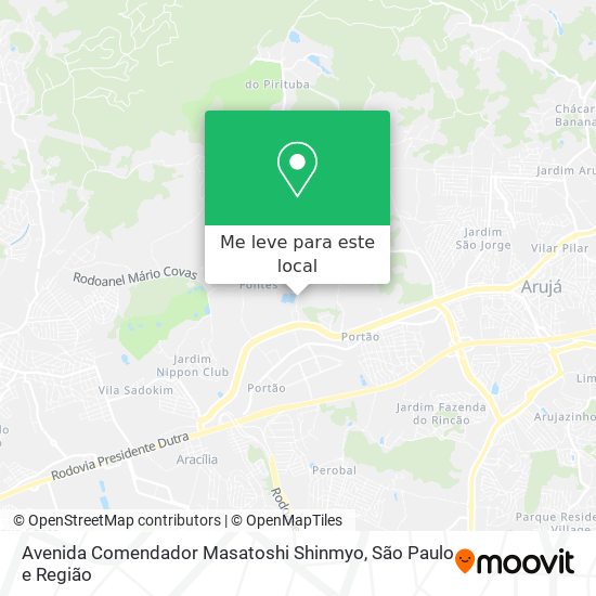 Avenida Comendador Masatoshi Shinmyo mapa