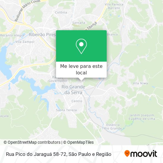 Rua Pico do Jaraguá 58-72 mapa