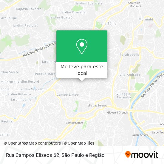 Rua Campos Eliseos 62 mapa