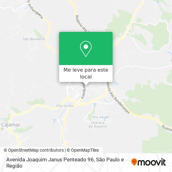 Avenida Joaquim Janus Penteado 96 mapa