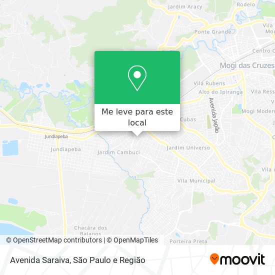 Avenida Saraiva mapa
