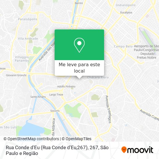 Rua Conde d'Eu (Rua Conde d'Eu,267), 267 mapa