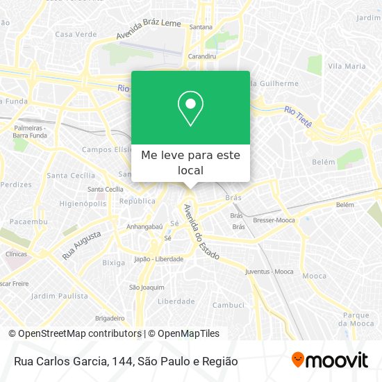 Rua Carlos Garcia, 144 mapa
