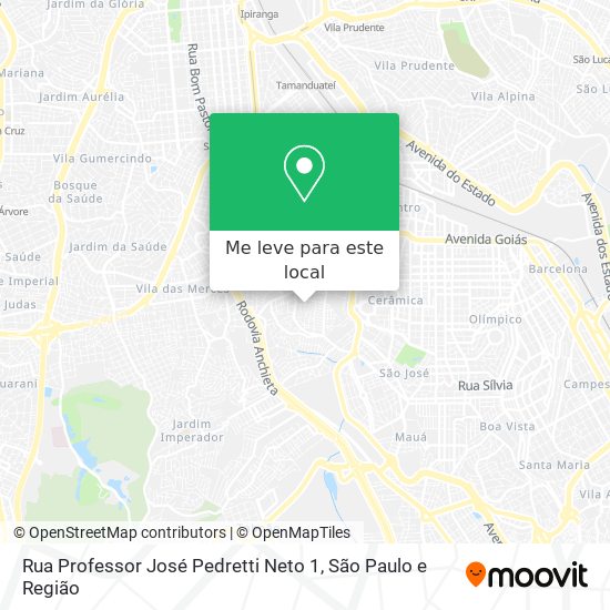 Rua Professor José Pedretti Neto 1 mapa