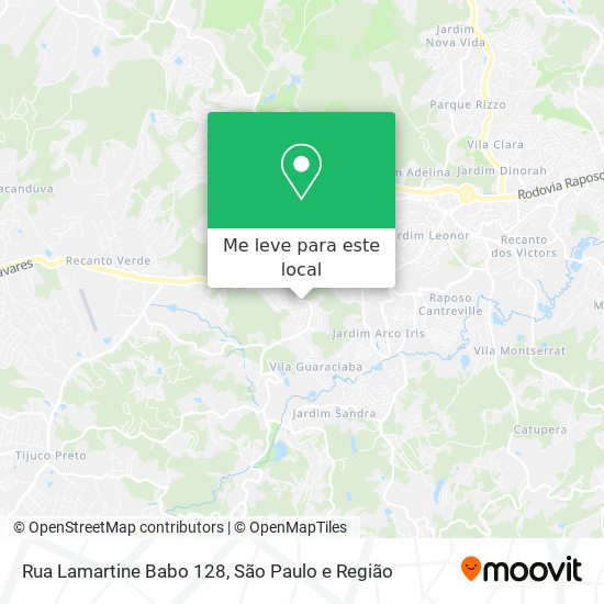Rua Lamartine Babo 128 mapa