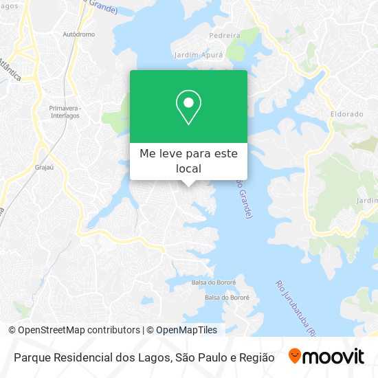 Parque Residencial dos Lagos mapa