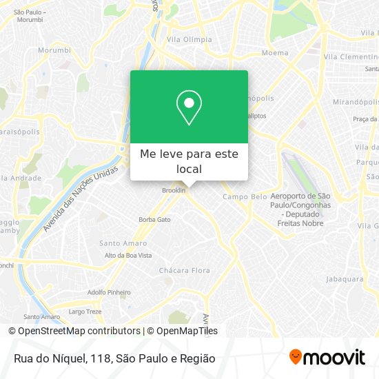 Rua do Níquel, 118 mapa