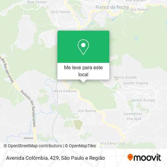Avenida Colômbia, 429 mapa
