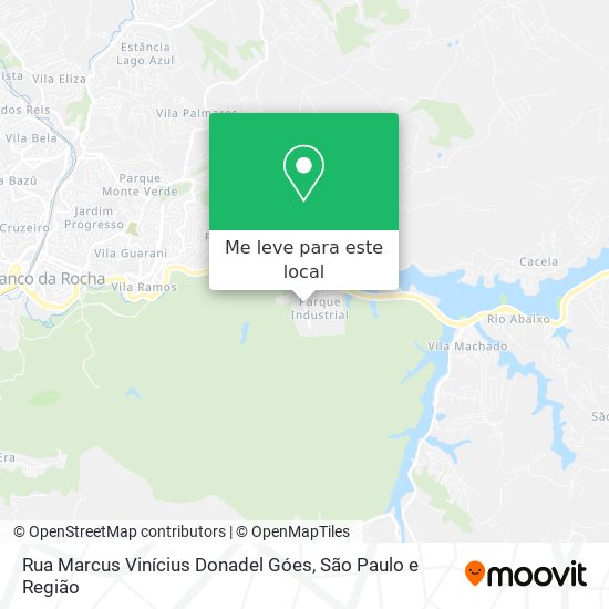 Rua Marcus Vinícius Donadel Góes mapa