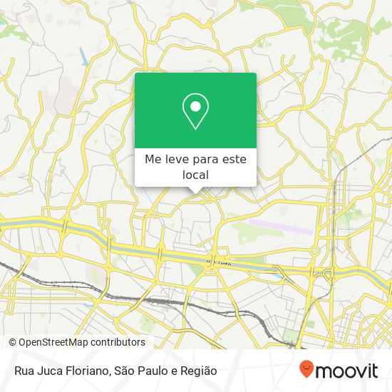 Rua Juca Floriano, Casa Verde (Casa Verde Média) São Paulo-SP mapa